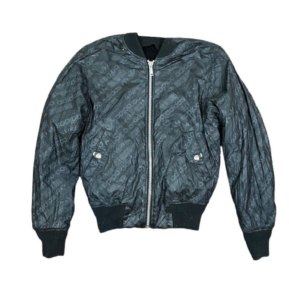 Adidas by Alexander Wang Reversible Bomber Jacket Sherpa Fleece Black Size XXS